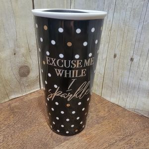 Ceramic Bebe to go coffee cup.  Excuse me while I sparkle.